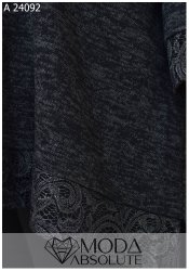 Жіноча туніка Oversize з ангори з гіпюром А 24092